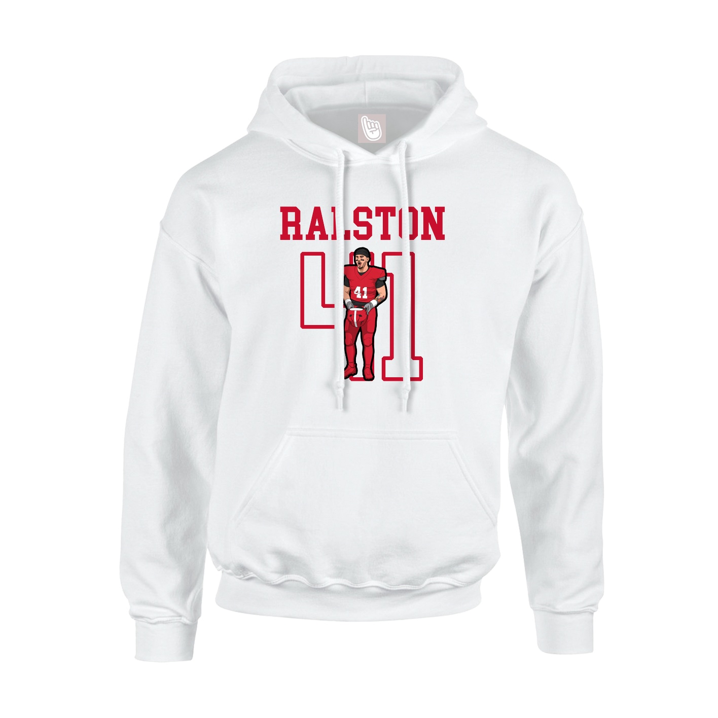Youth Hoodie — Shirsey in White