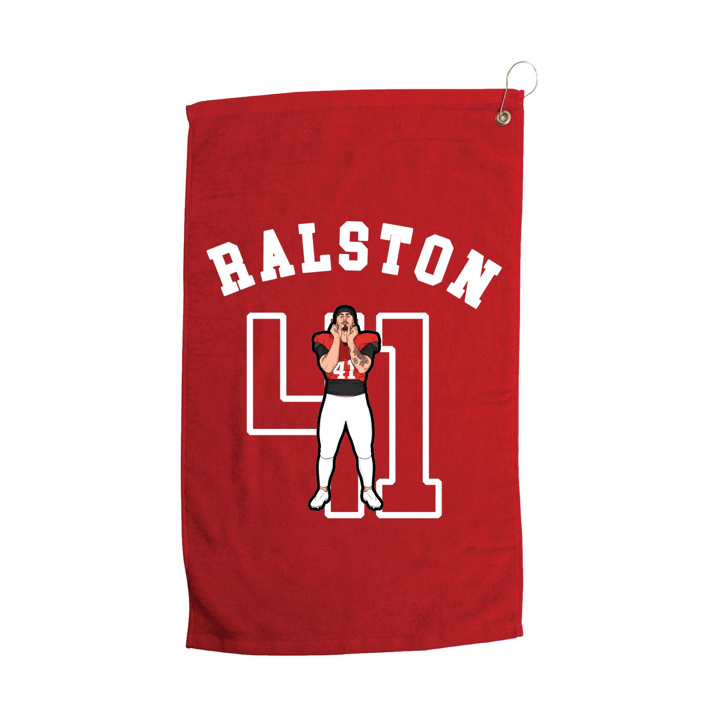Golf Towel — Shirsey Arch in Red