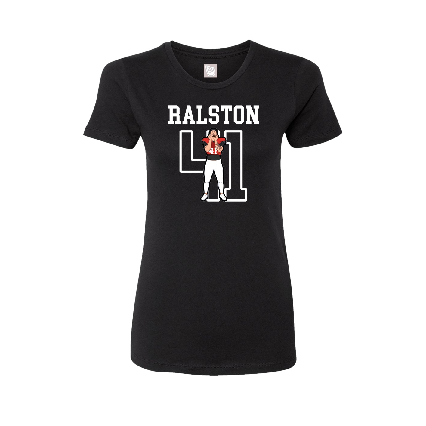 Fitted Women's Tee — Shirsey in Black