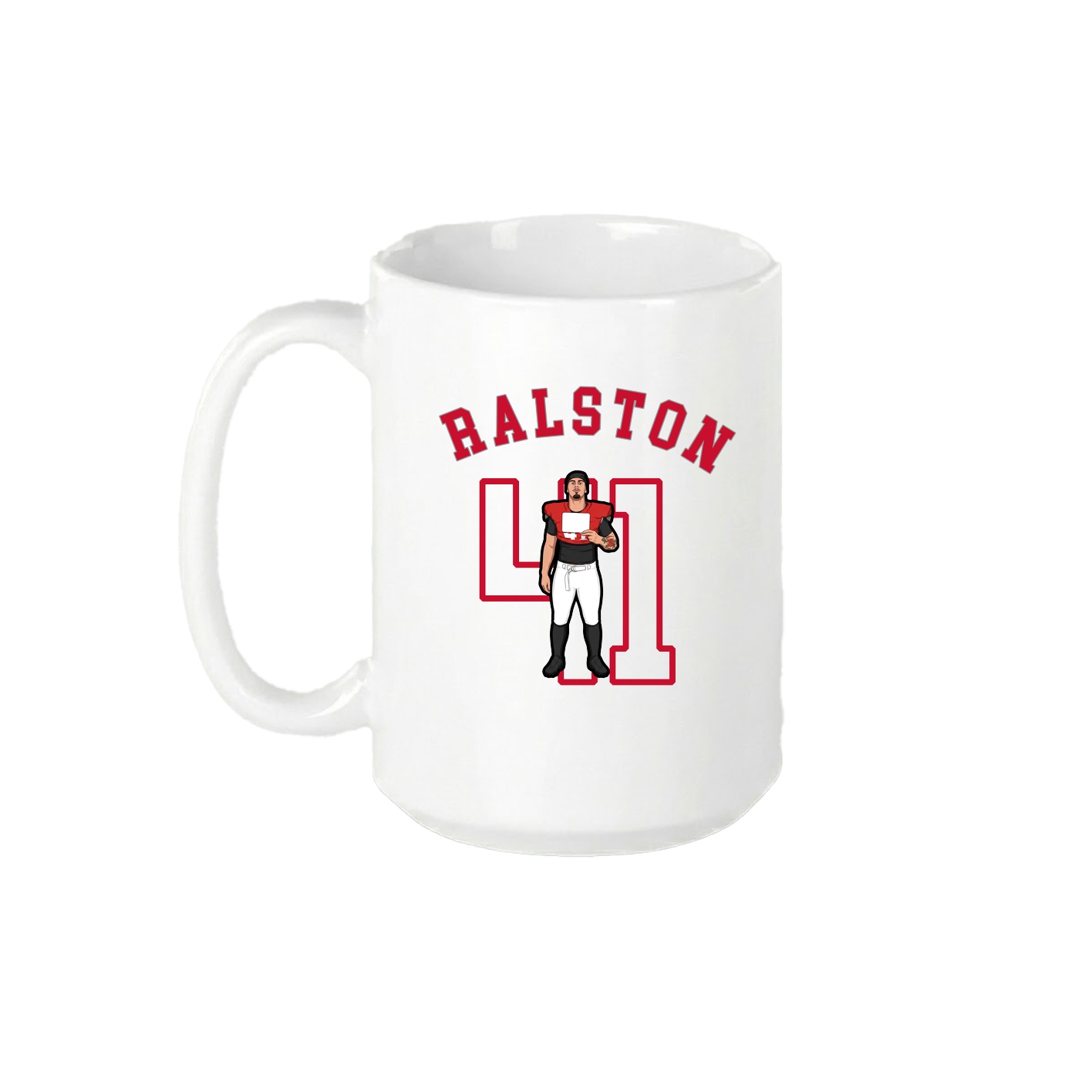 15oz Coffee Mug — Shirsey Arch in White