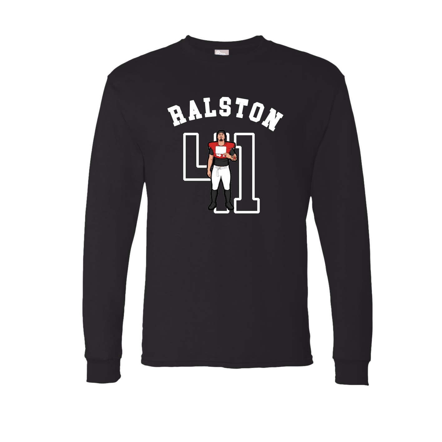 Long Sleeve Tee — Shirsey Arch in Black