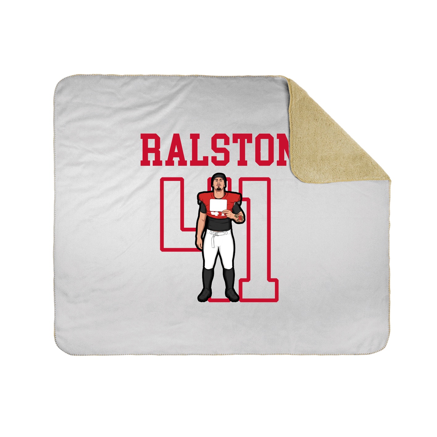 Throw Blanket — Shirsey in White