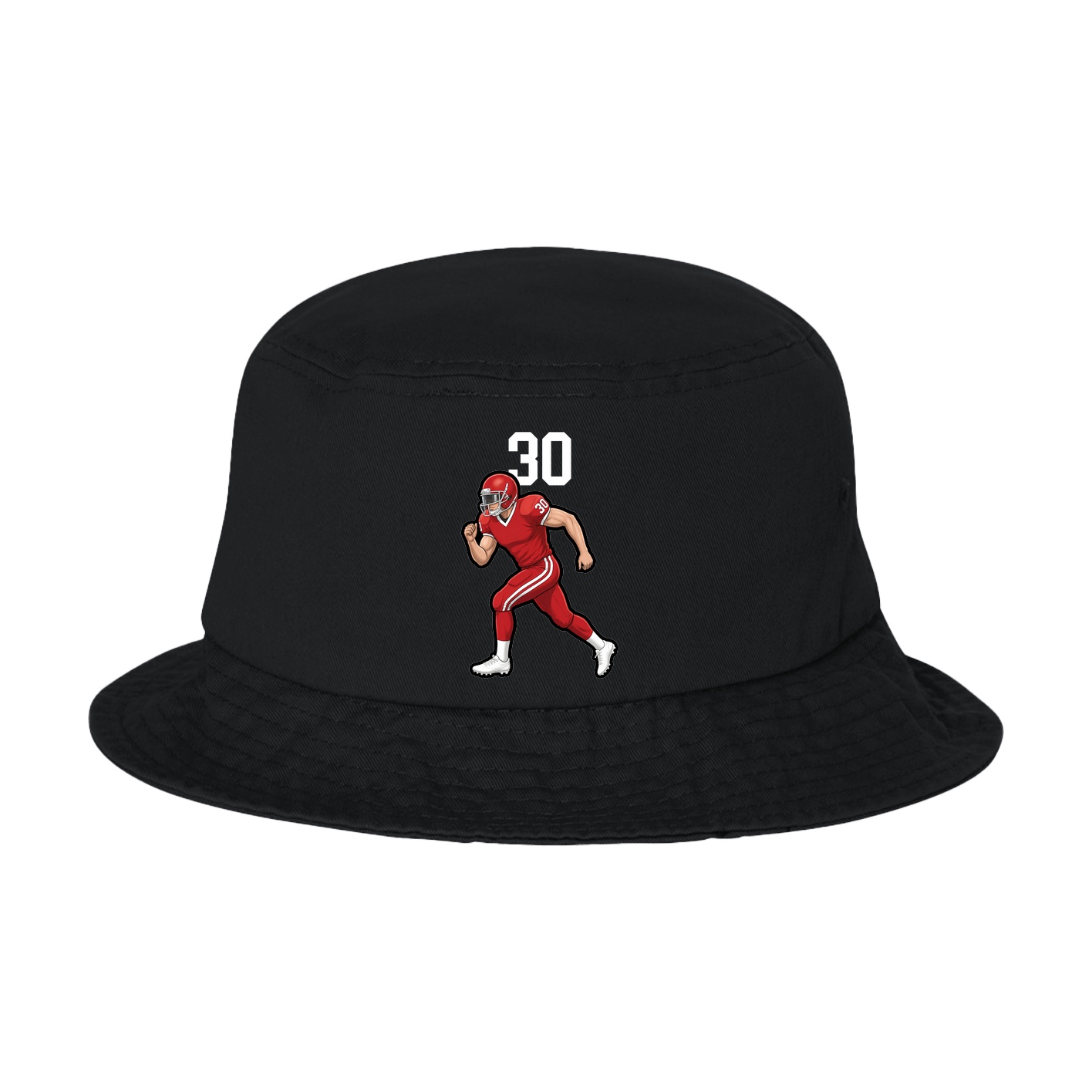 Bucket Cap — Number Top in Black