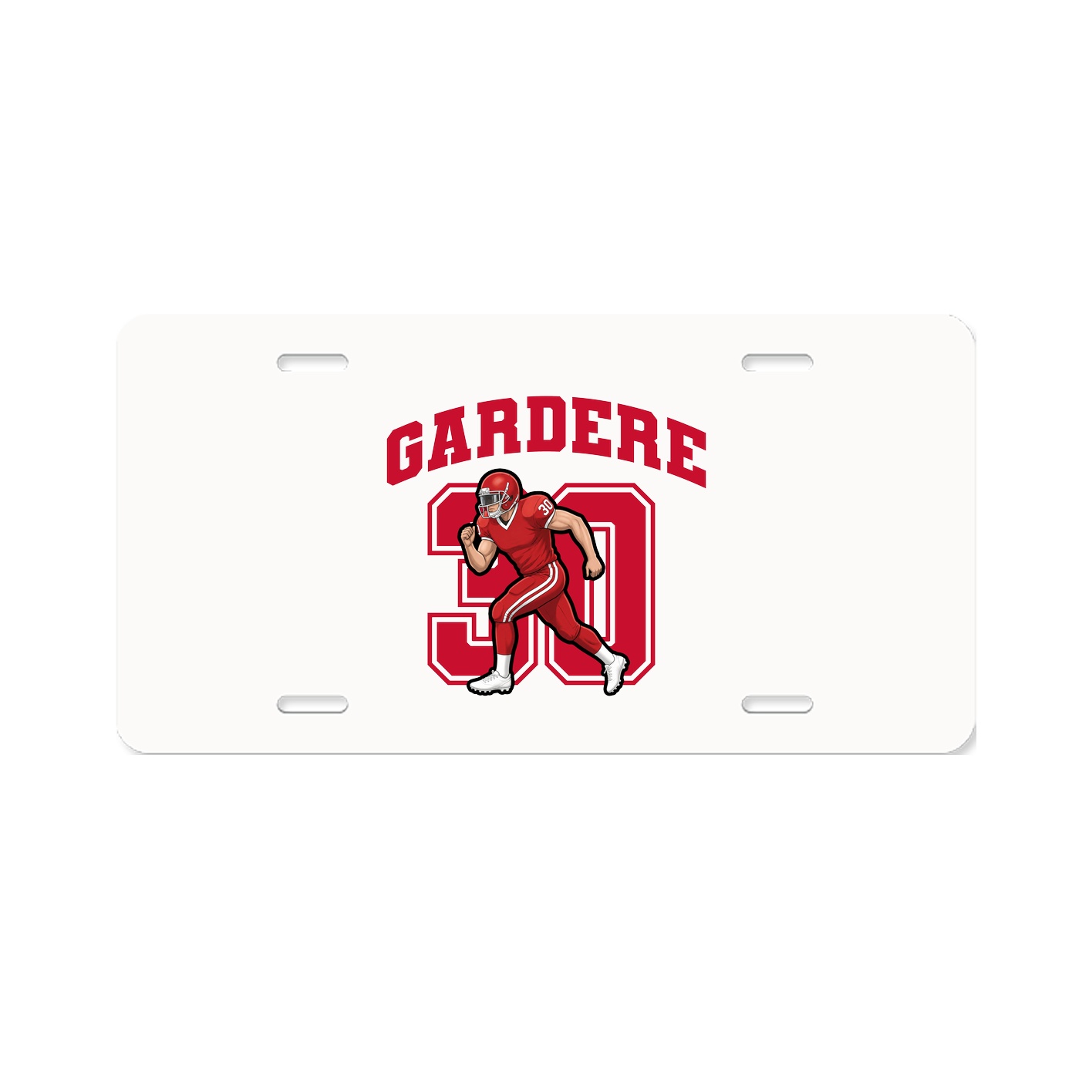 License Plate — Number in Classic