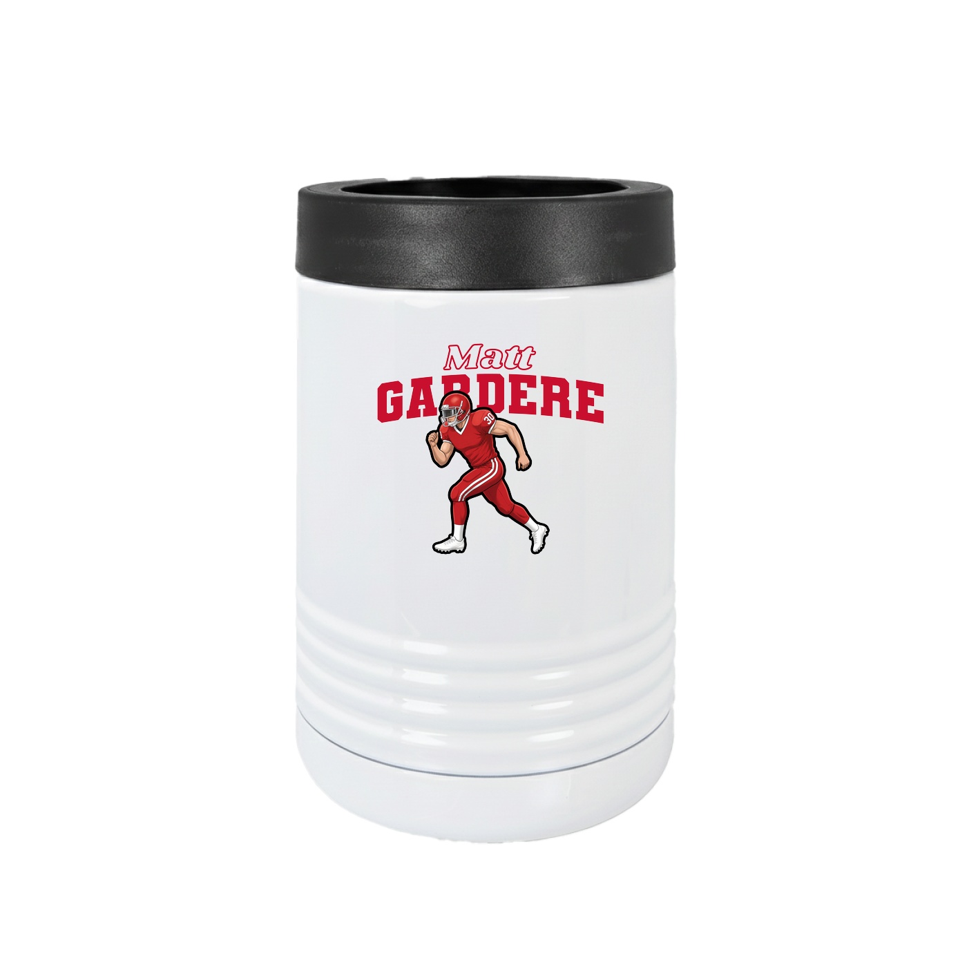 Beverage Holder — Name Arch in White