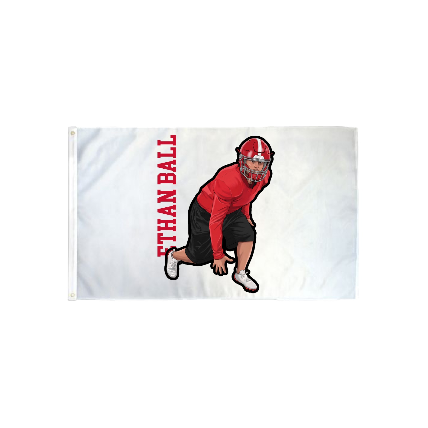 3x5 Flag — Name Vertical in Classic