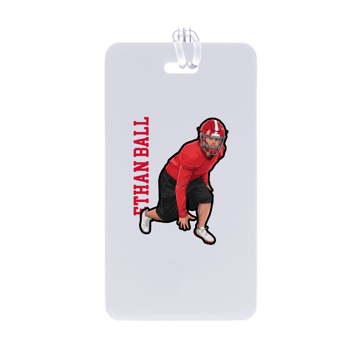 Bag Tag — Name Vertical in Classic