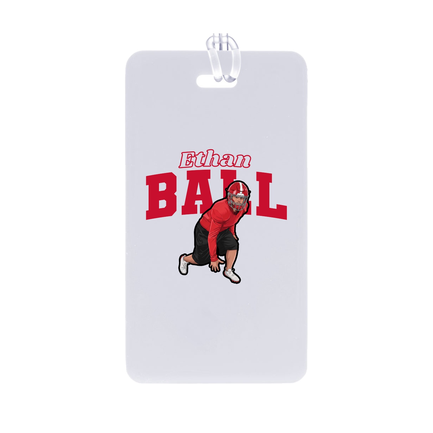 Bag Tag — Name Arch in Classic