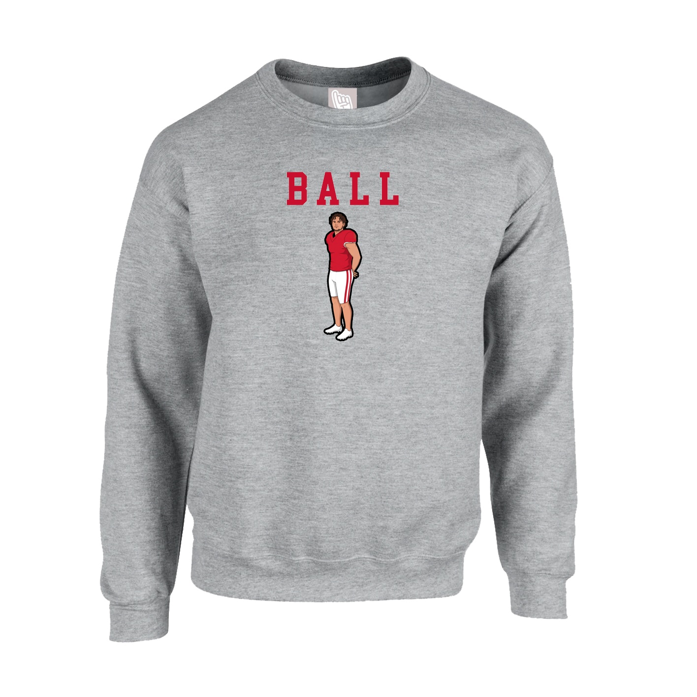 Fleece Crew — Shirsey in Grey