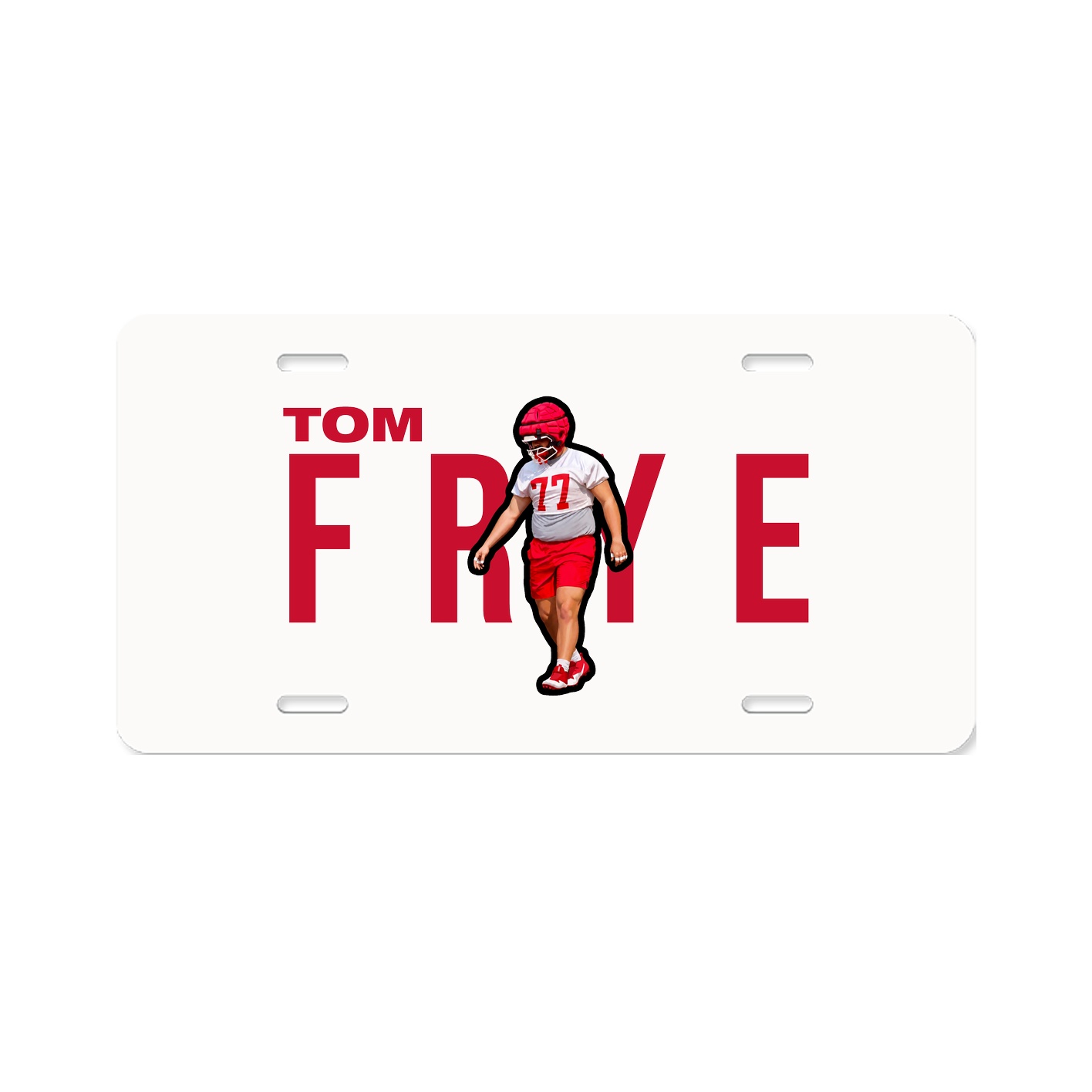 License Plate — Player Name in Classic