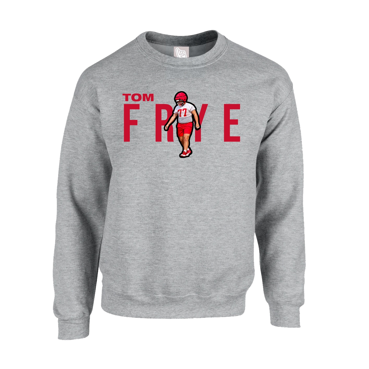 Fleece Crew — Player Name in Grey