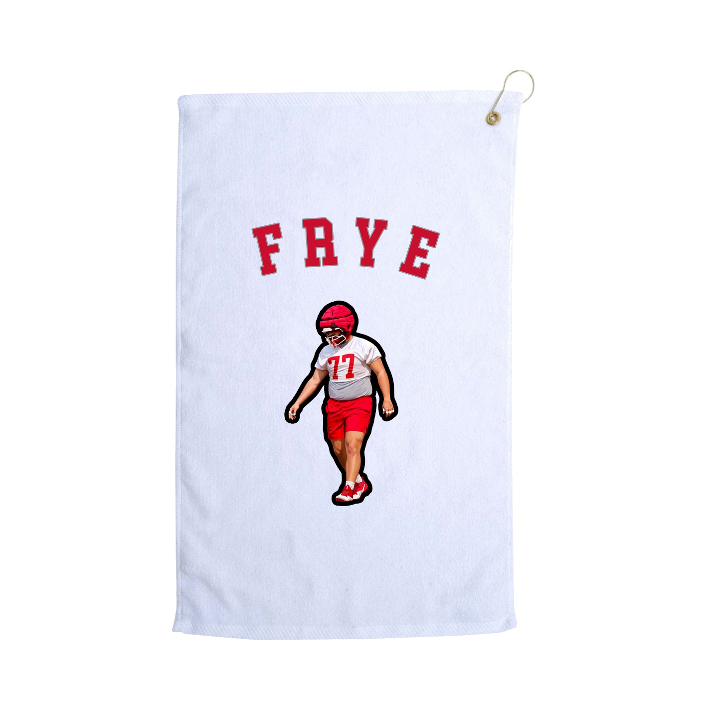 Golf Towel — Shirsey Arch in White