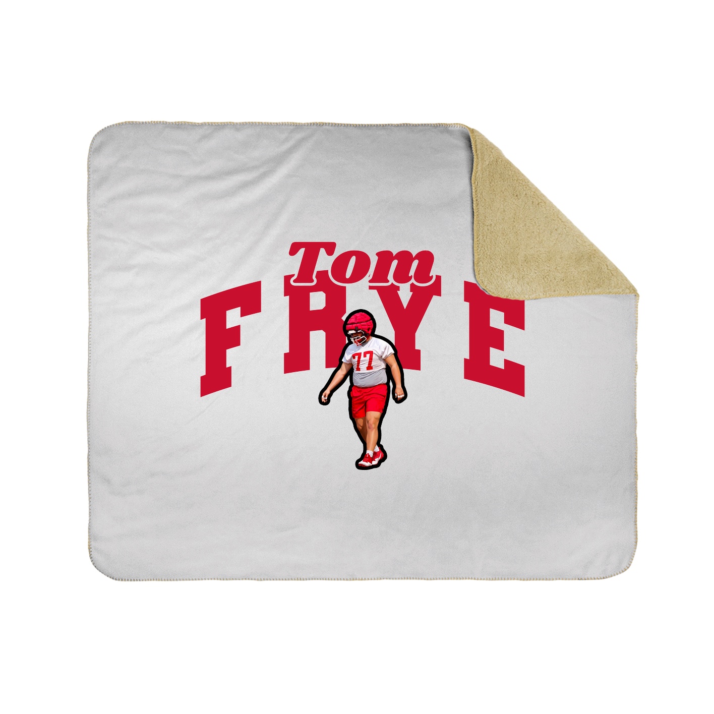 Throw Blanket — Signature Arch in White
