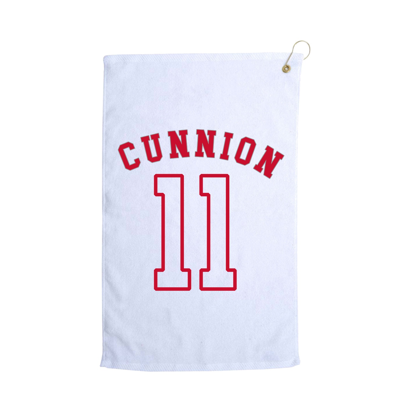 Golf Towel — Shirsey Arch in White
