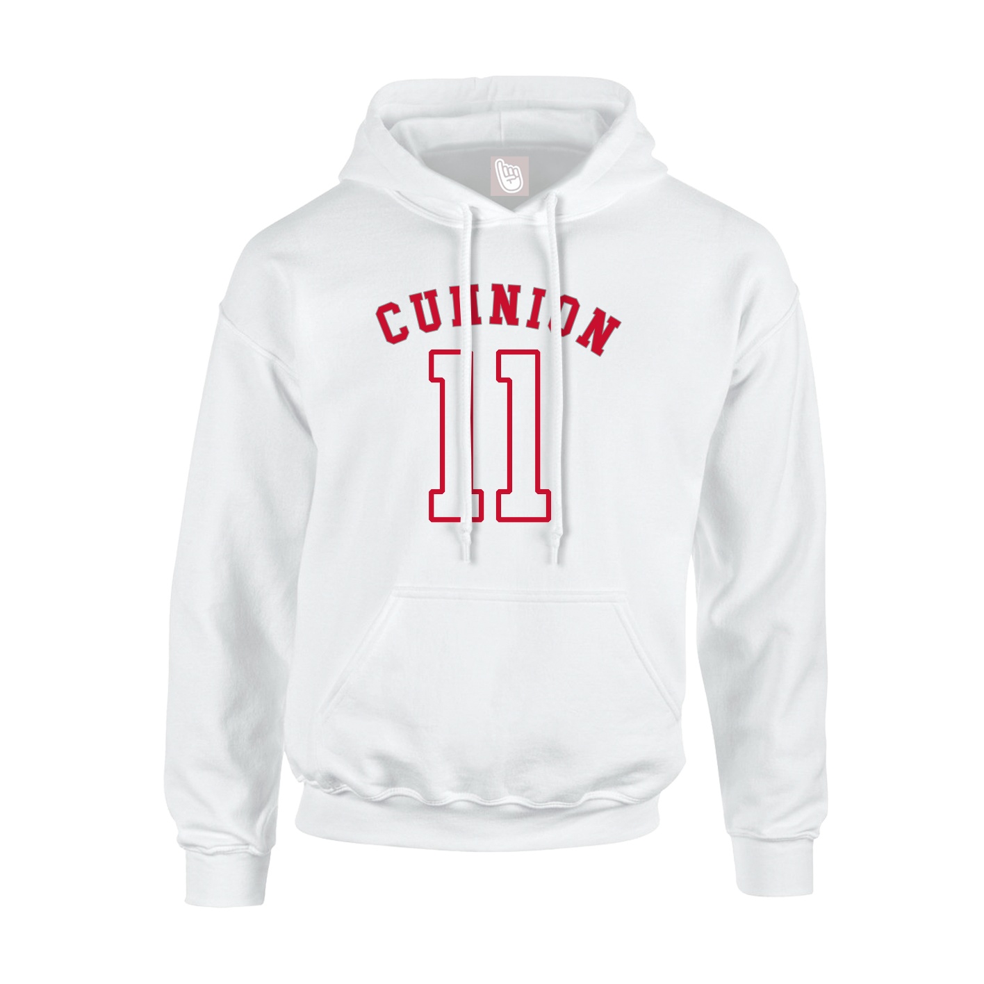 Hoodie — Shirsey Arch in White