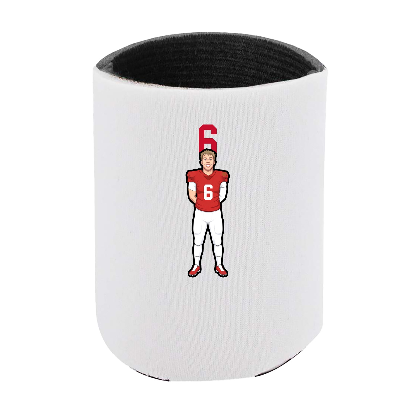 Can Holder — Number Top in White