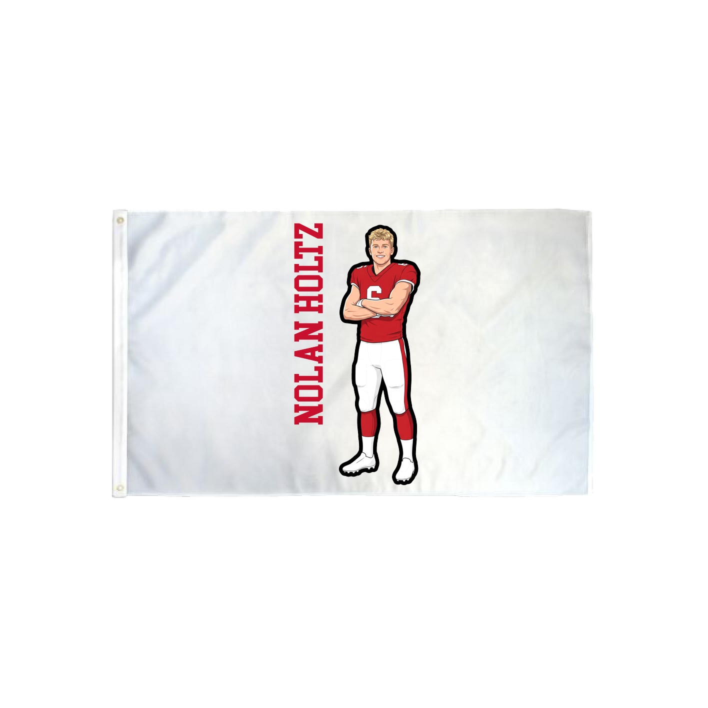 3x5 Flag — Name Vertical in Classic