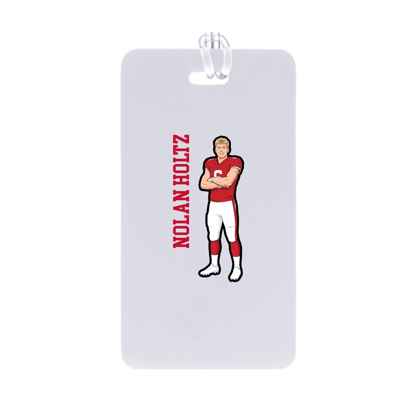 Bag Tag — Name Vertical in Classic
