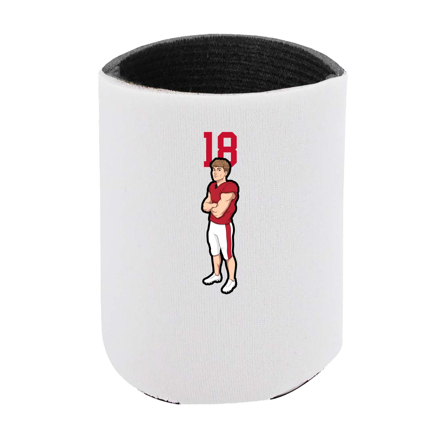 Can Holder — Number Top in White