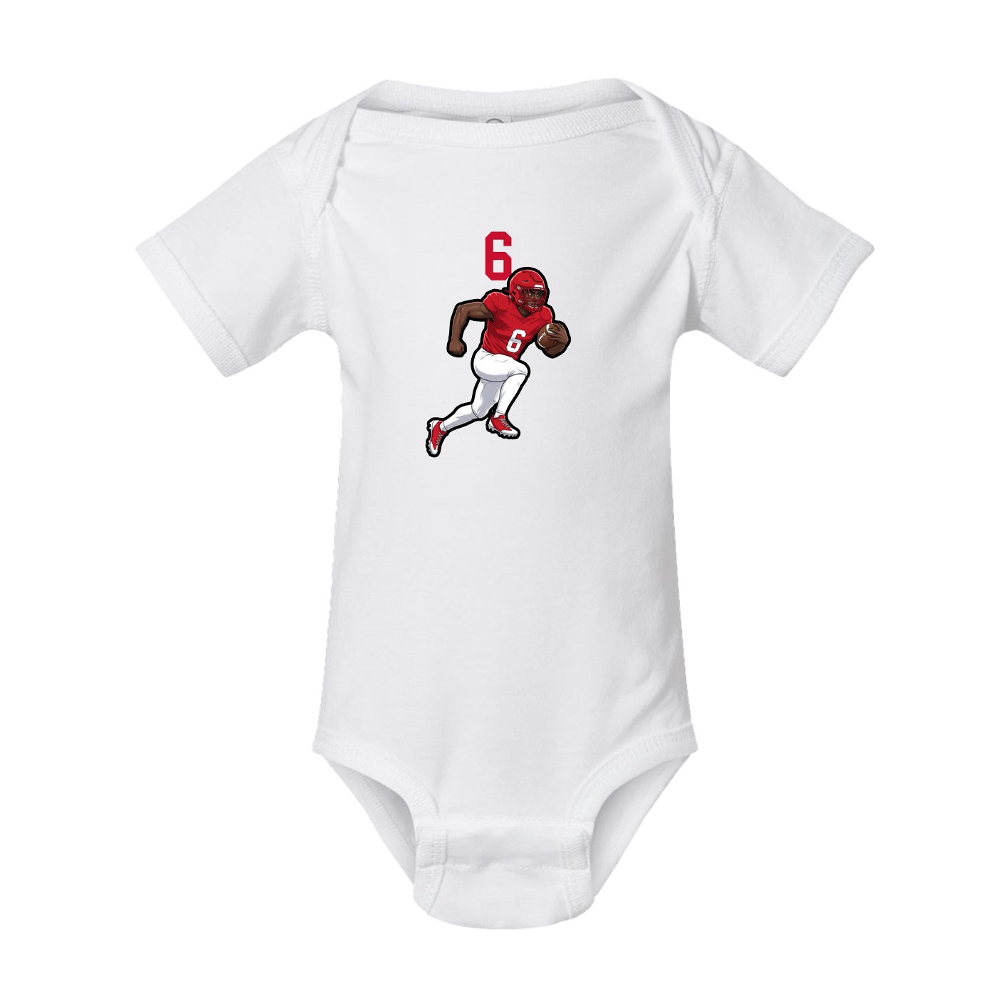 Baby Onesie — Number Top in White