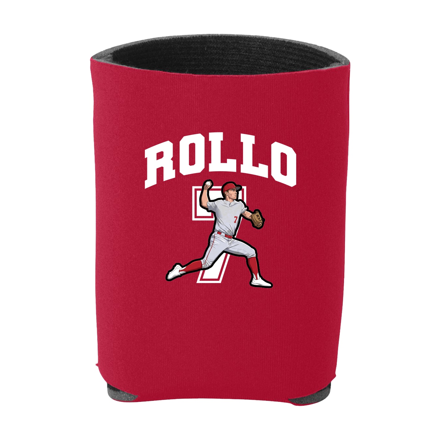 Can Holder — Number in Red