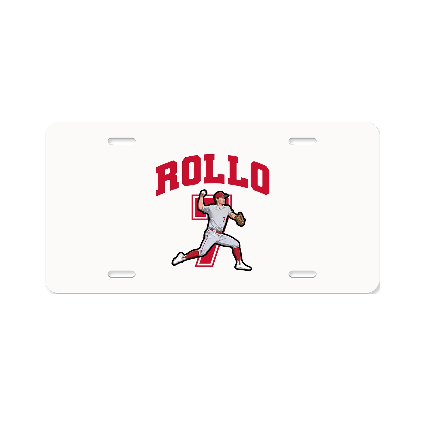 License Plate — Number in Classic