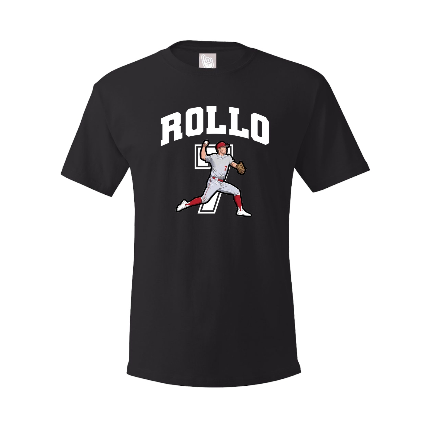 Youth Tee — Number in Black