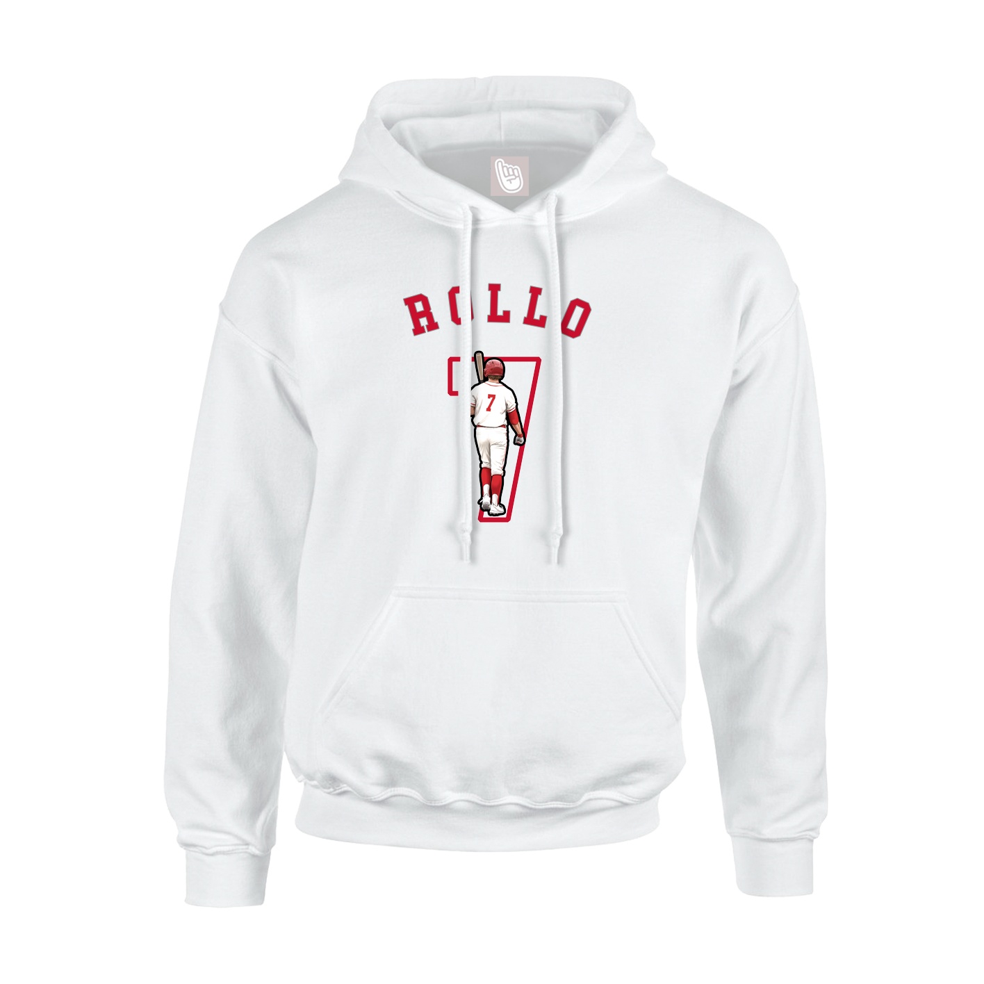 Hoodie — Shirsey Arch in White