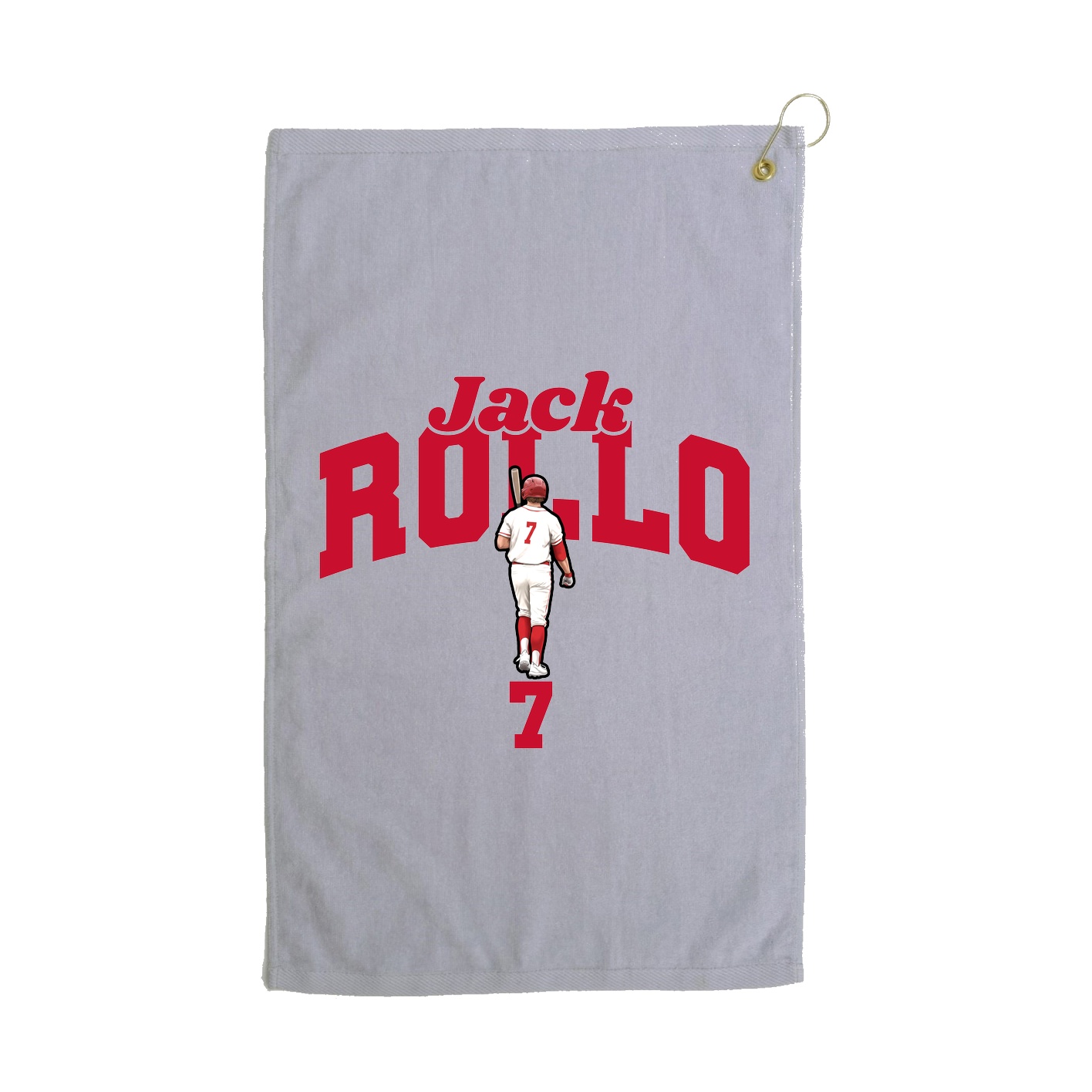 Golf Towel — Signature Arch in Grey