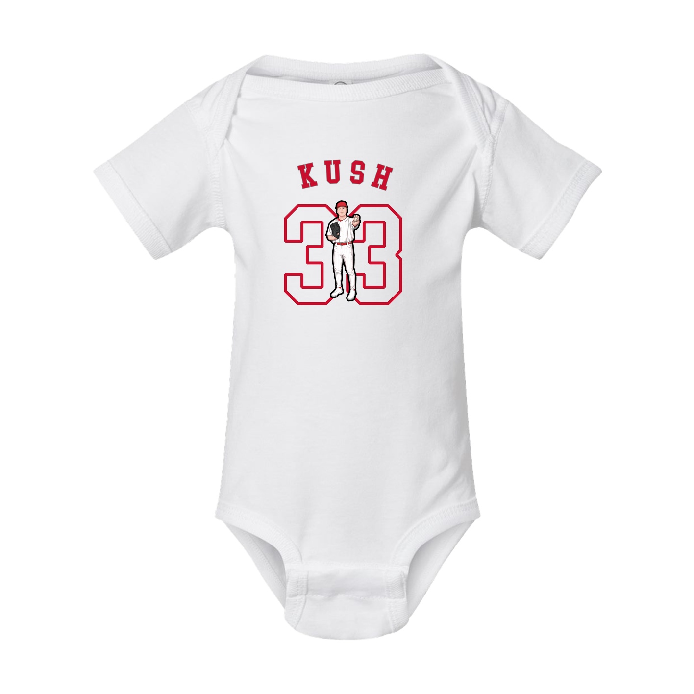 Baby Onesie — Shirsey Arch in White