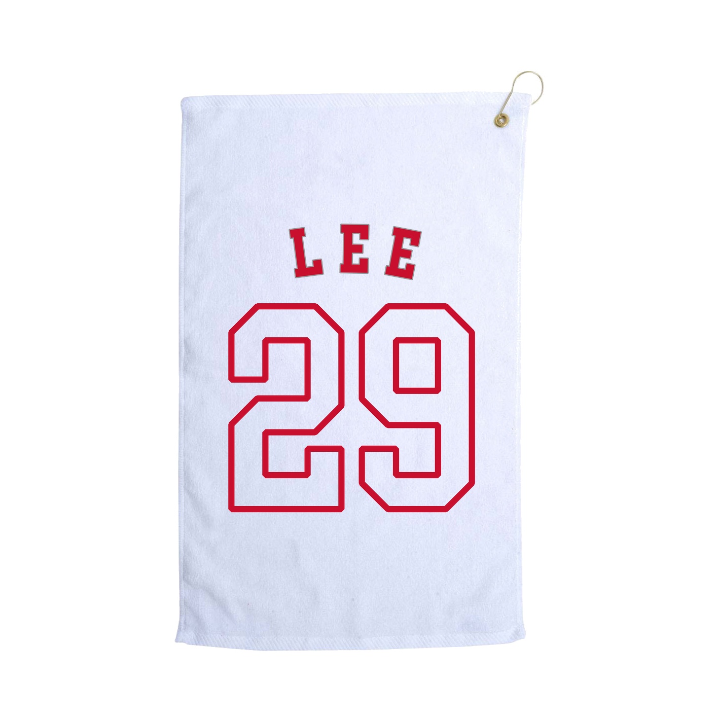 Golf Towel — Shirsey Arch in White