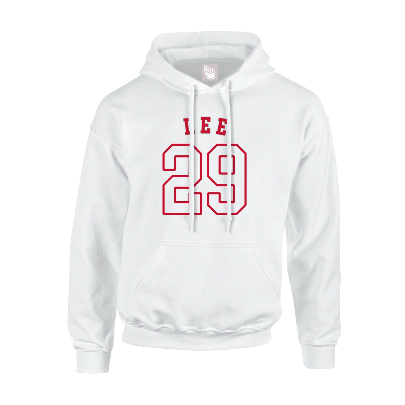 Hoodie — Shirsey Arch in White