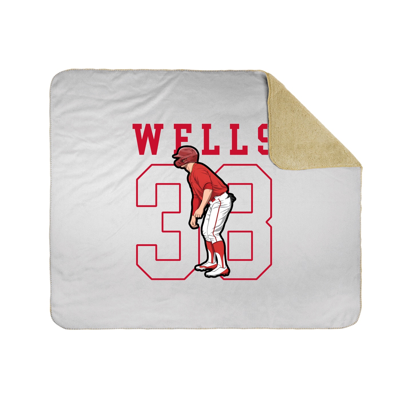 50x60 Sherpa Lined Throw Blanket