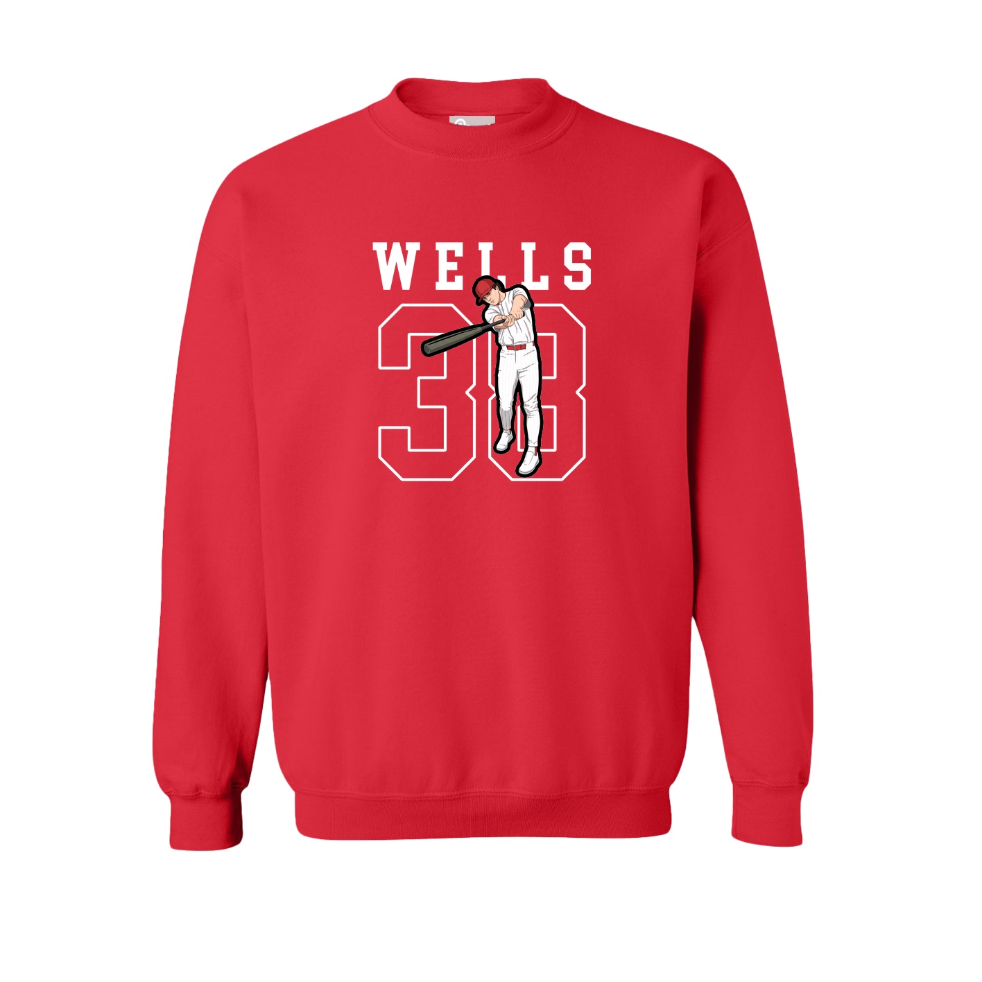 Fleece Crew — Shirsey in Red