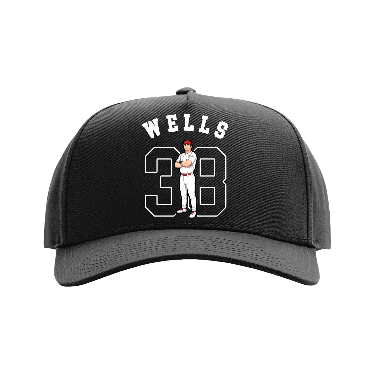 Full Fabric Five-Panel Champ Cap
