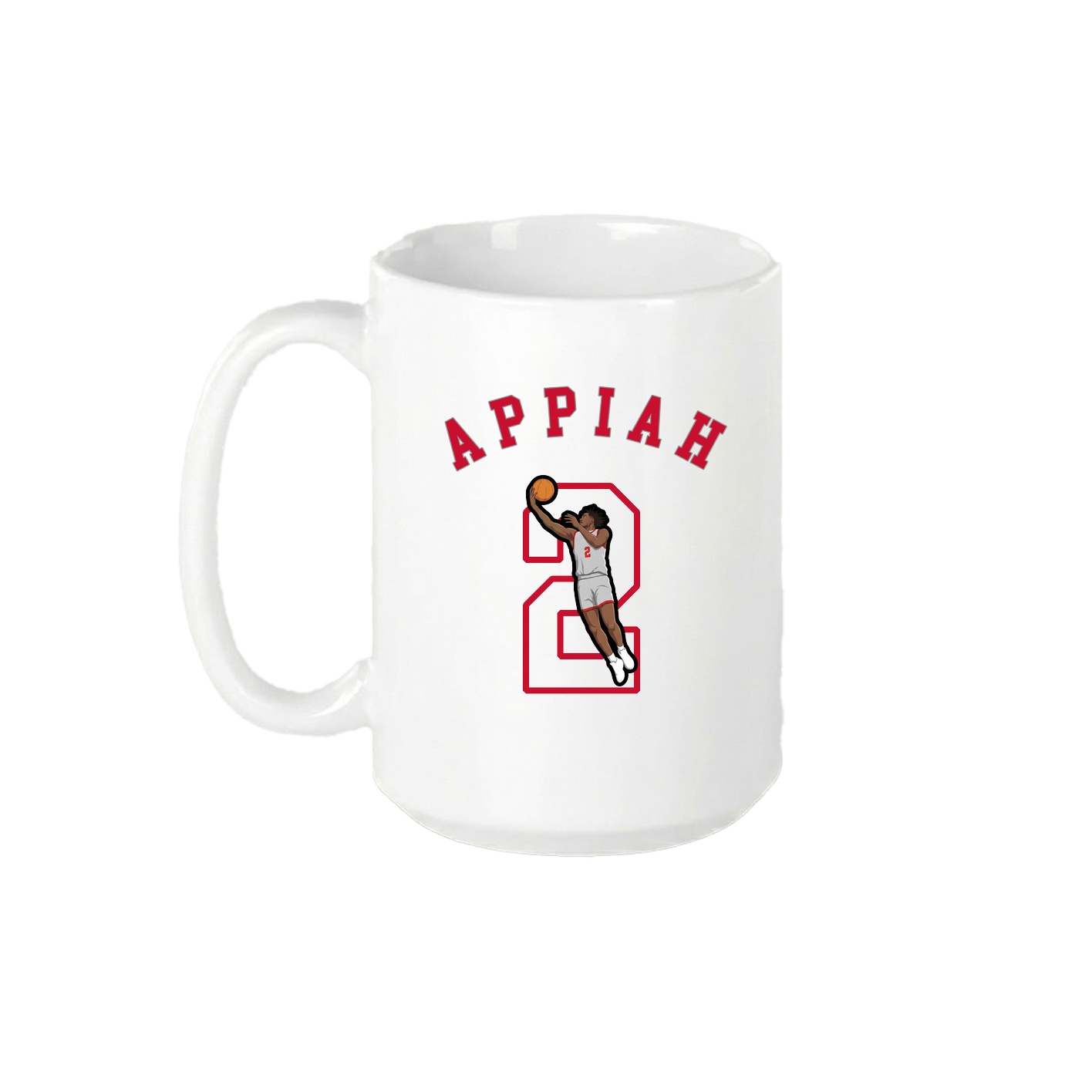 15oz Coffee Mug — Shirsey Arch in White