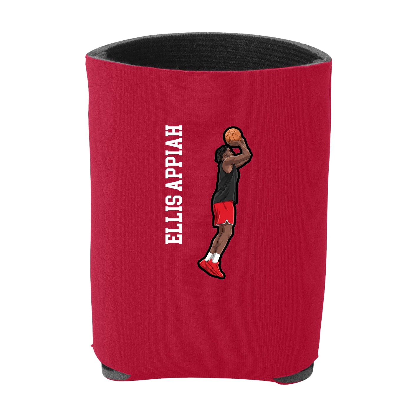 Can Holder — Name Vertical in Red