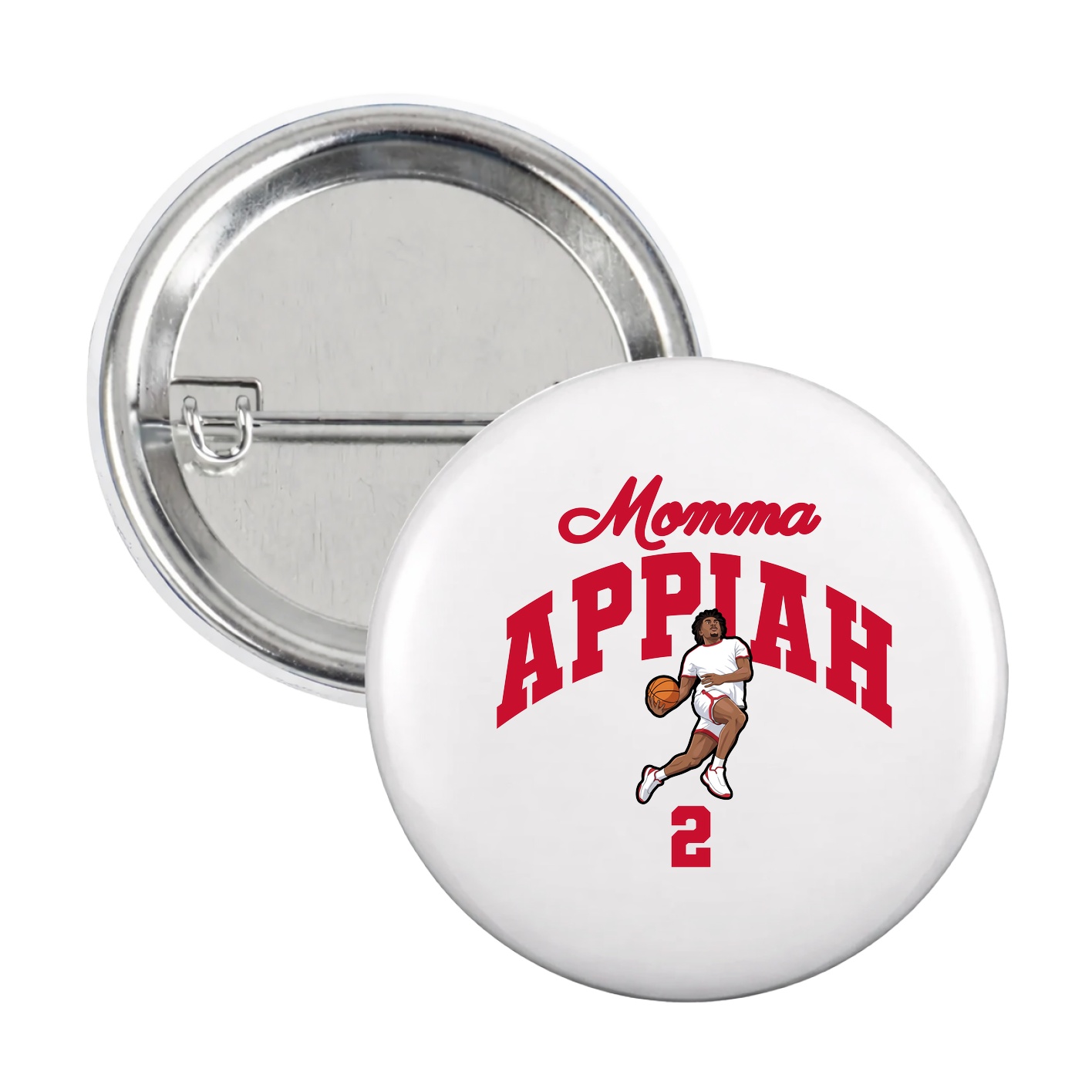 Game Day Button — Mothers Day Arch in White