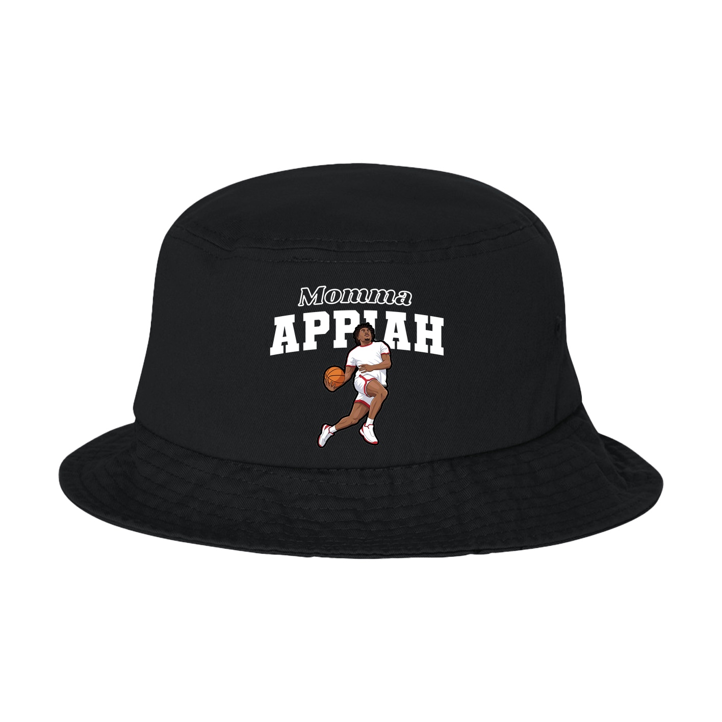 Bucket Cap — Mothers Day Block in Black