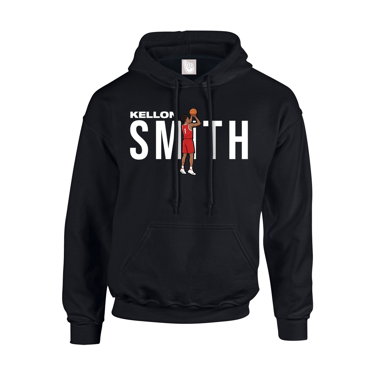 Youth Hoodie — Player Name in Black