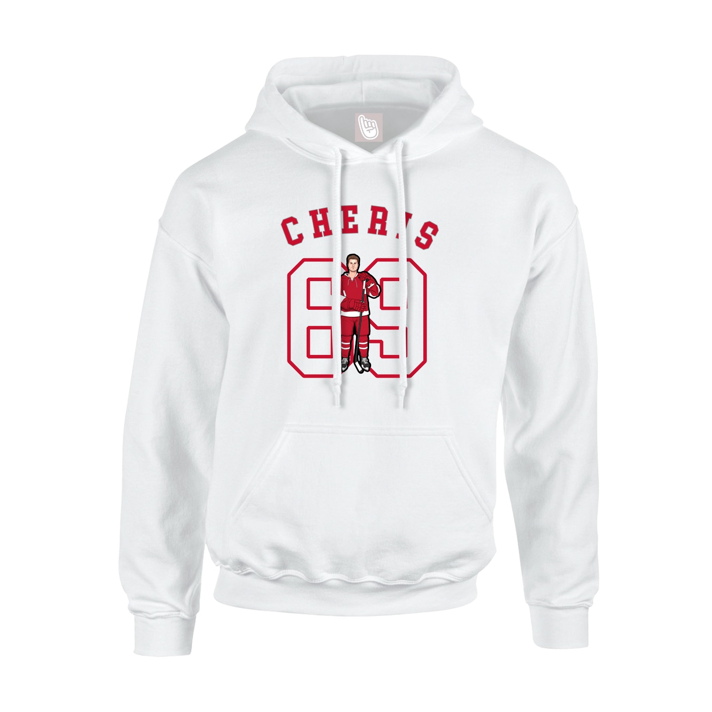 Hoodie — Shirsey Arch in White