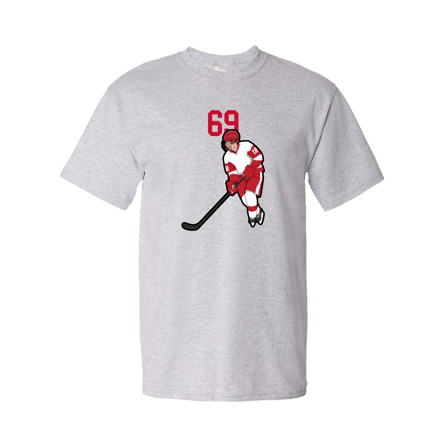 Tee — Number Top in Grey