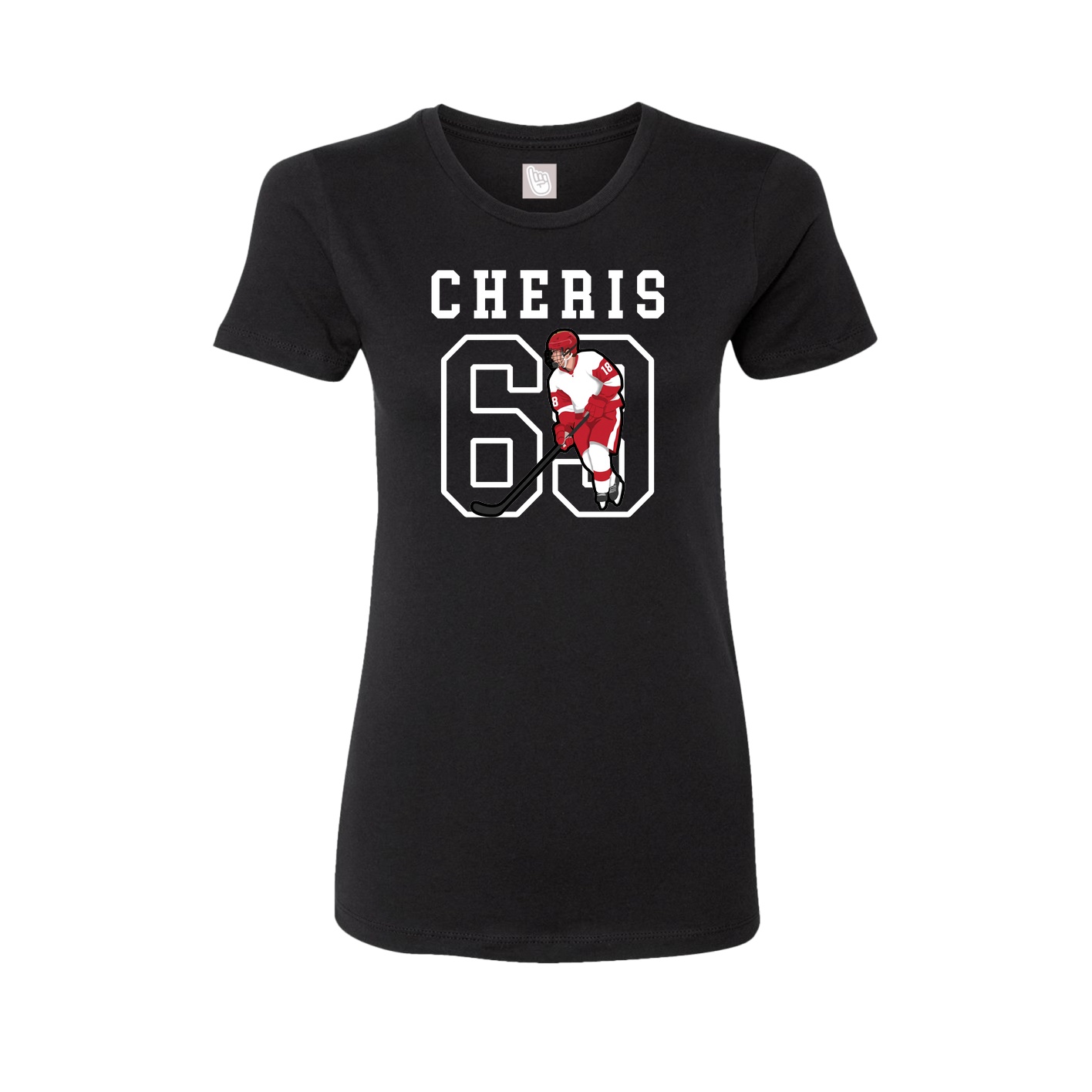 Fitted Women's Tee — Shirsey in Black