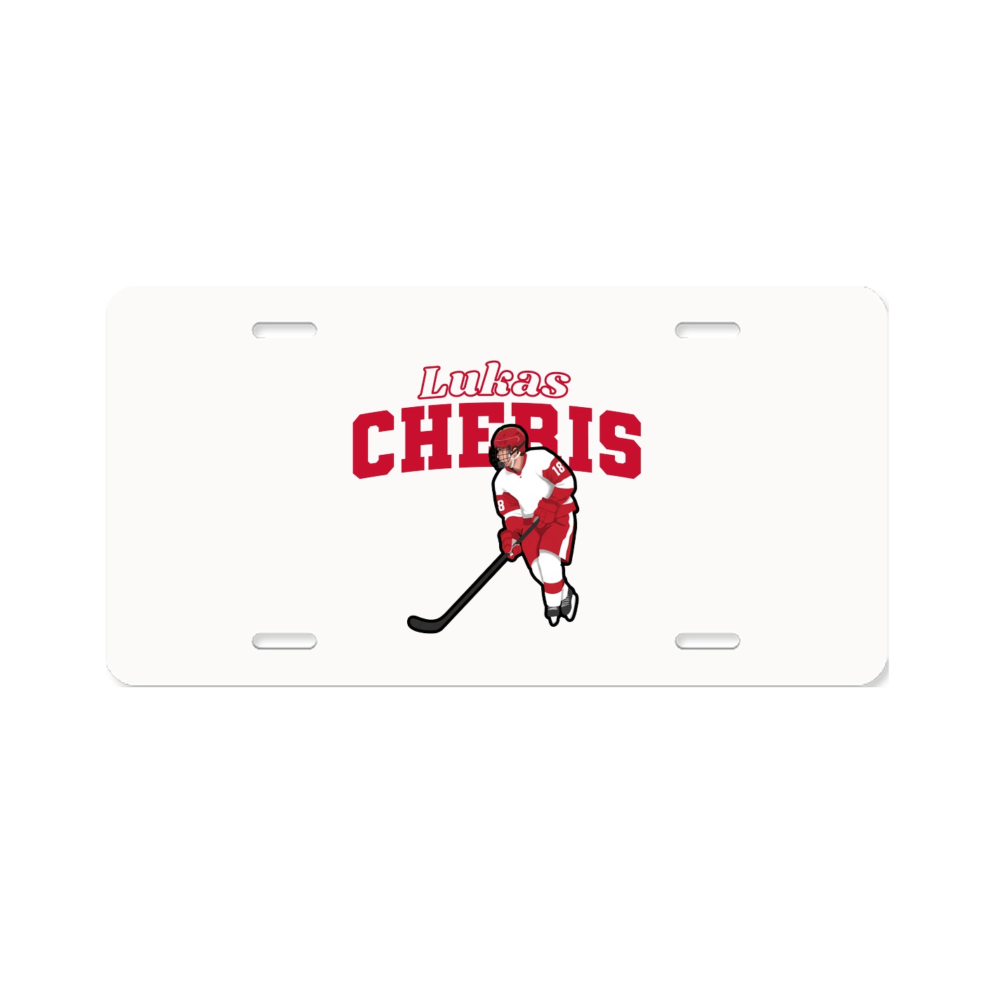 License Plate — Name Arch in Classic