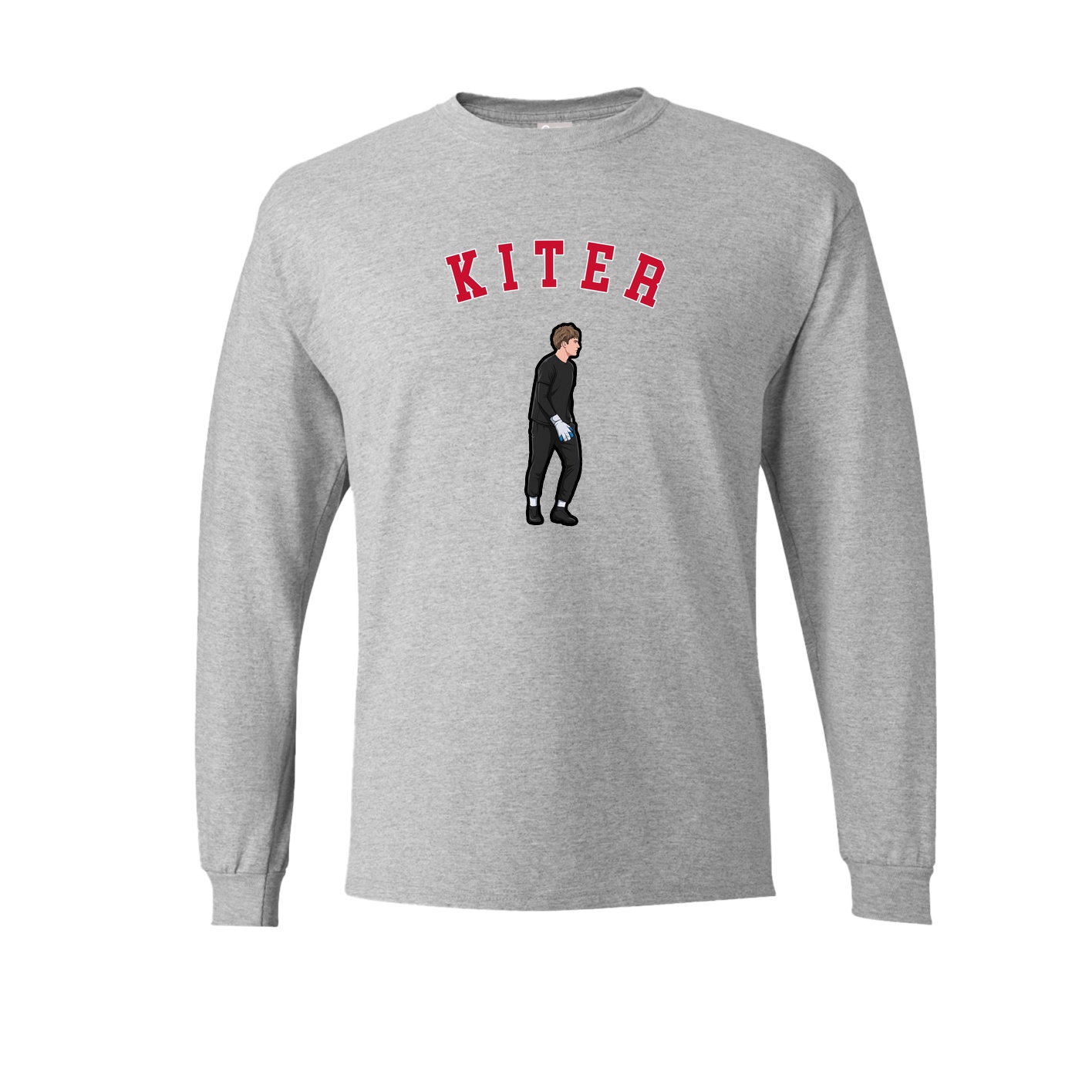 Long Sleeve Tee — Shirsey Arch in Grey