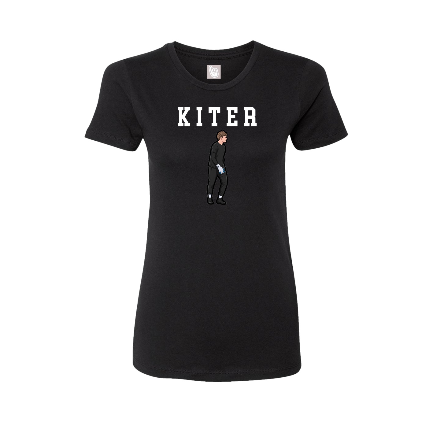 Fitted Women's Tee — Shirsey in Black