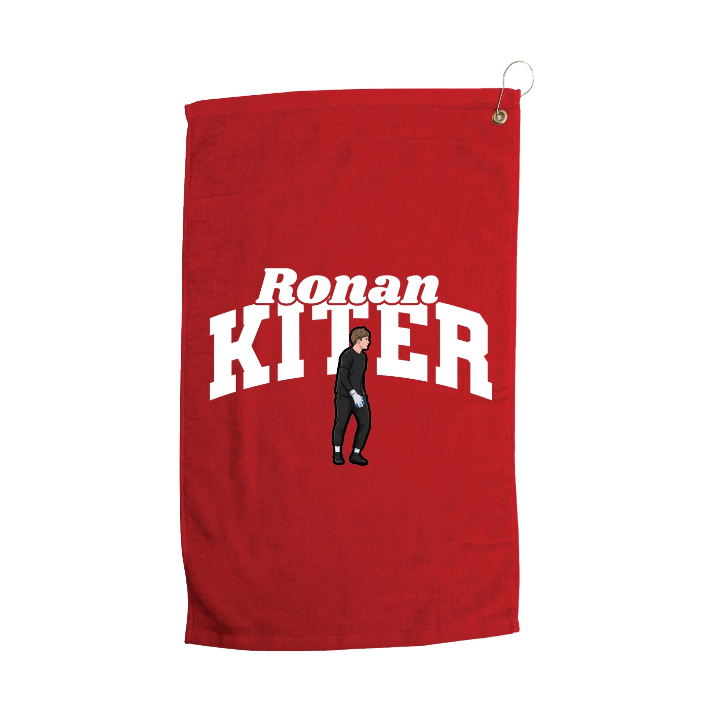 Golf Towel — Signature Arch in Red