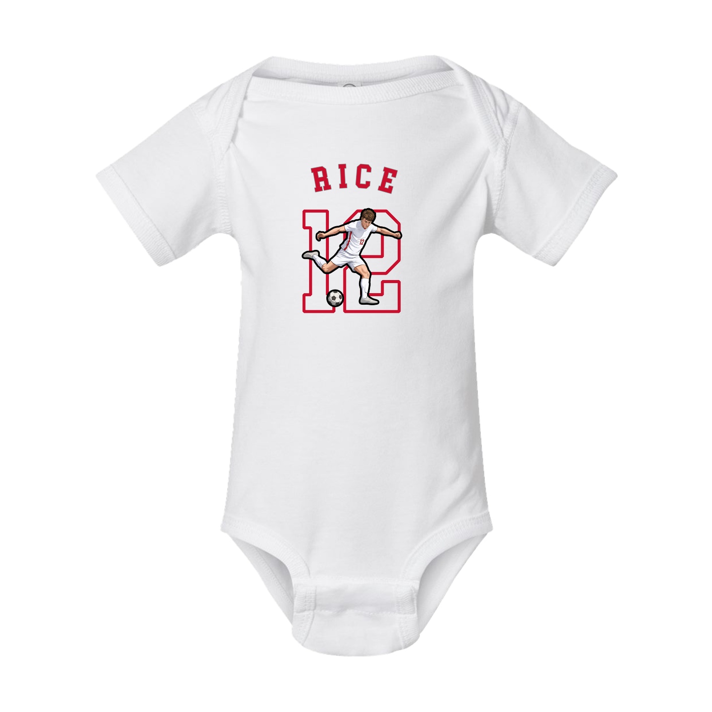 Baby Onesie — Shirsey Arch in White