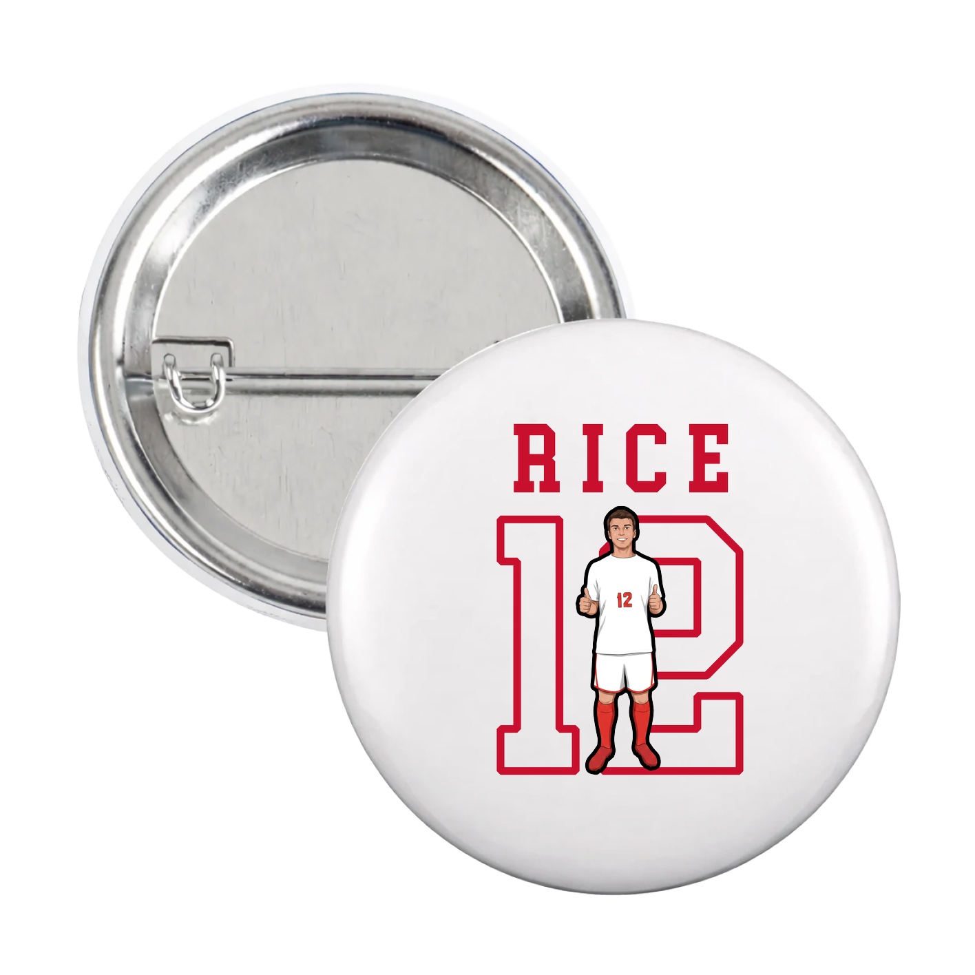 Game Day Button — Shirsey in White