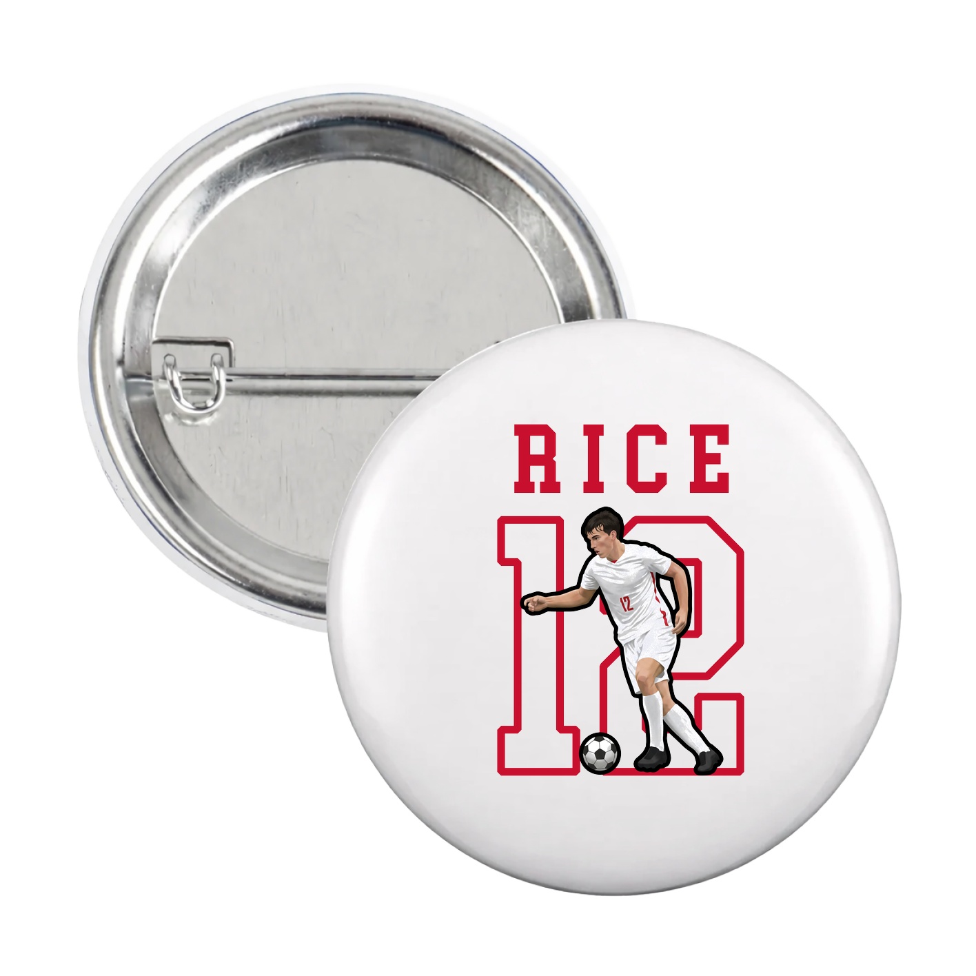 Game Day Button — Shirsey in White